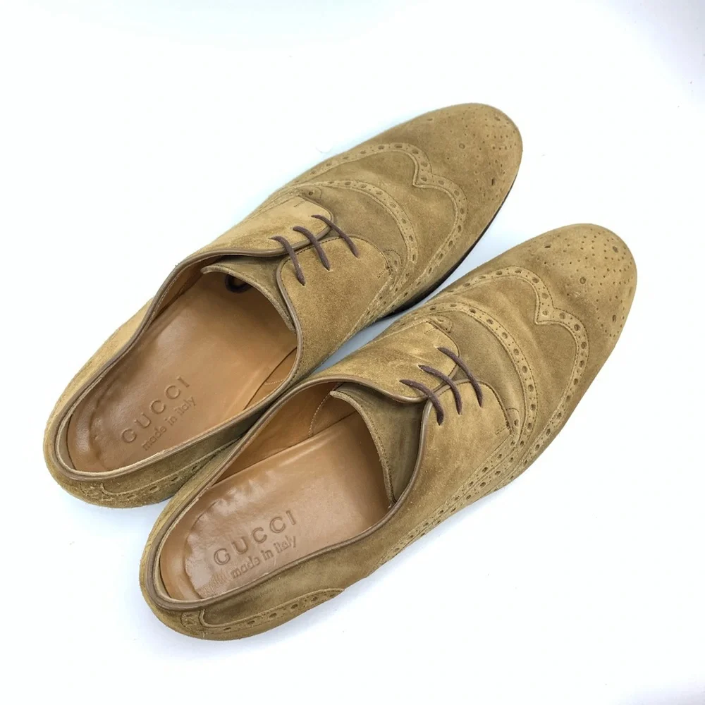 Gucci suede wingtip oxford - Picture 7 of 8